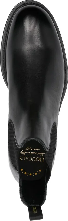 Round-Toe Leather Boots - Image 4
