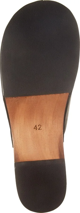 Round Toe Leather Clog - Image 6