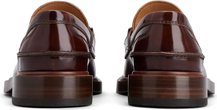 Round-Toe Leather Loafers - Image 3