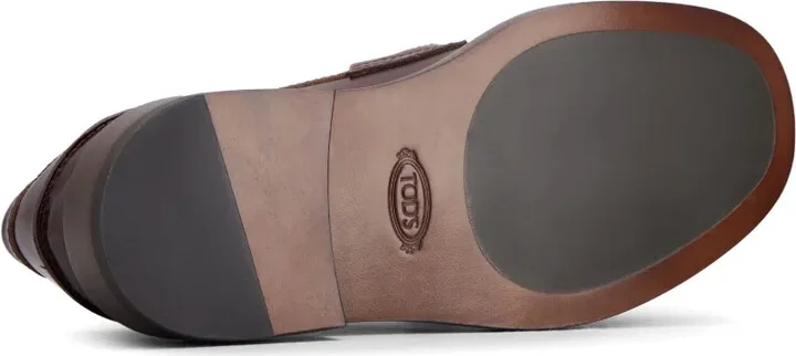 Round-Toe Leather Loafers - Image 4