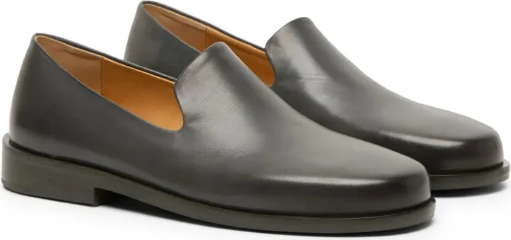 Round-Toe Leather Loafers - Image 2