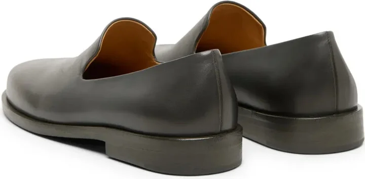 Round-Toe Leather Loafers - Image 3