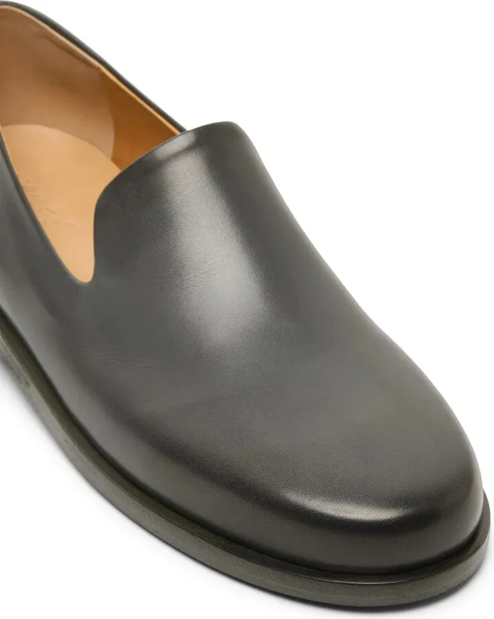 Round-Toe Leather Loafers - Image 4