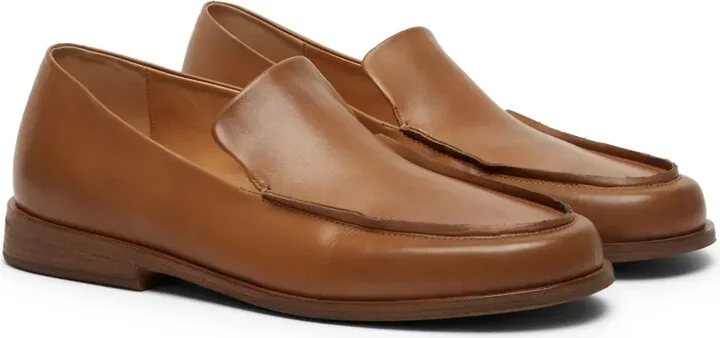 Round-Toe Leather Loafers - Image 2