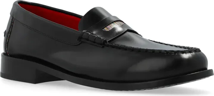 Round-Toe Leather Loafers - Image 2