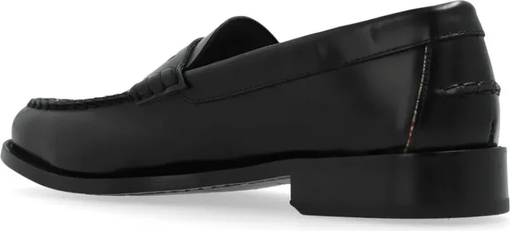 Round-Toe Leather Loafers - Image 3