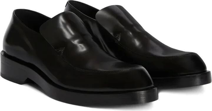 Round-Toe Leather Loafers - Image 2