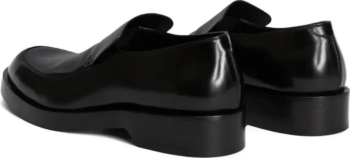 Round-Toe Leather Loafers - Image 3