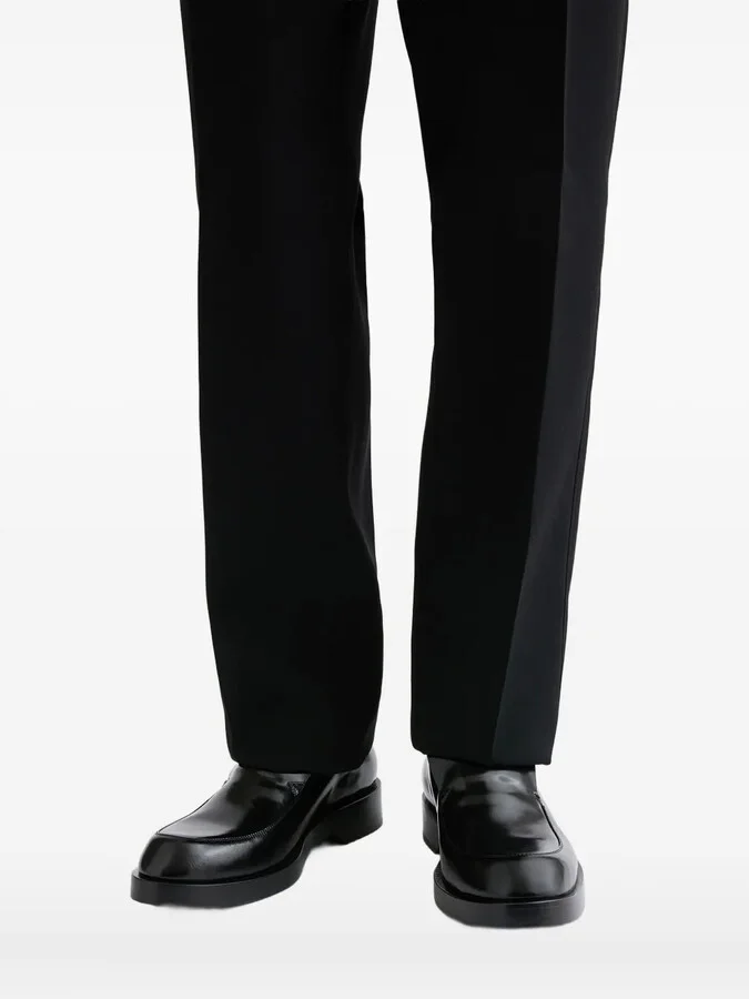 Round-Toe Leather Loafers - Image 4
