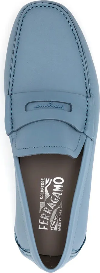 Round-Toe Leather Loafers - Image 4