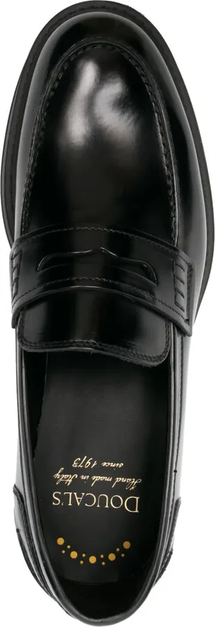 Round-Toe Leather Loafers - Image 4