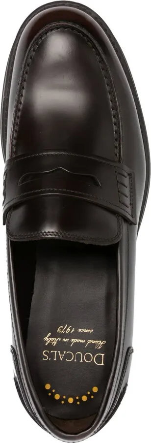 Round-Toe Leather Loafers - Image 4