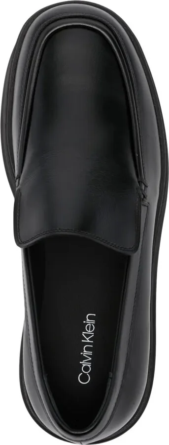 Round-Toe Leather Loafers - Image 4