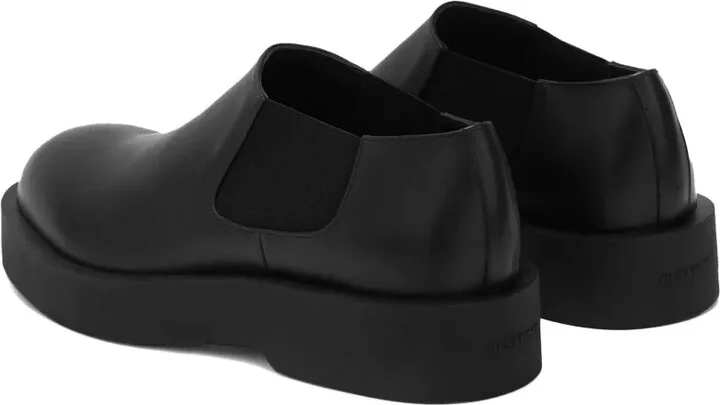 Round-Toe Leather Loafers - Image 3