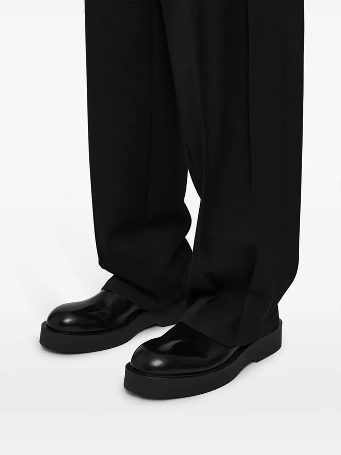 Round-Toe Leather Loafers - Image 5