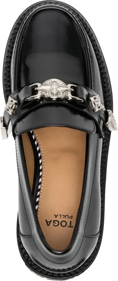 Round-Toe Leather Loafers - Image 4