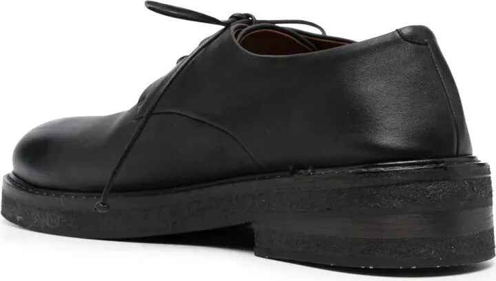 Round-Toe Leather Oxford Shoes - Image 3