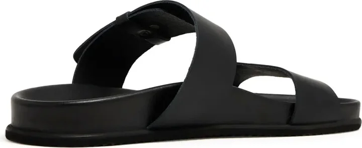 Round-Toe Leather Sandals - Image 3
