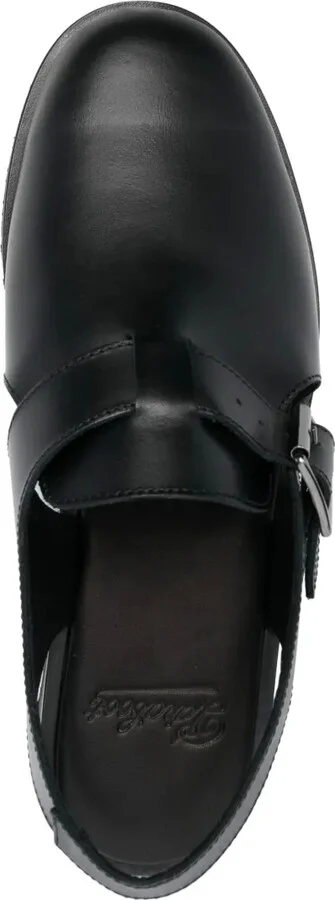 Round-Toe Leather Sandals - Image 4