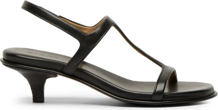 Round Toe Leather Sandals