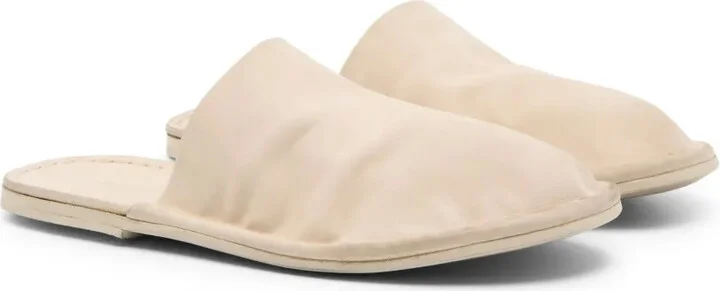 Round-Toe Leather Slippers - Image 2
