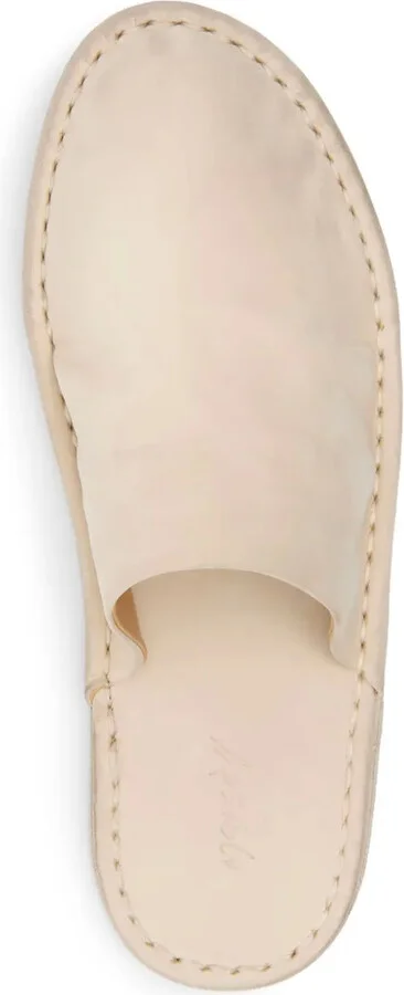 Round-Toe Leather Slippers - Image 3