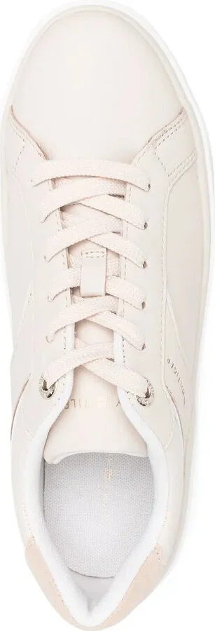 Round-Toe Leather Sneakers - Image 4