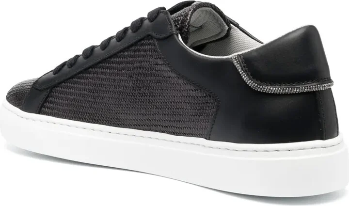 Round-Toe Low-Top Sneakers - Image 3