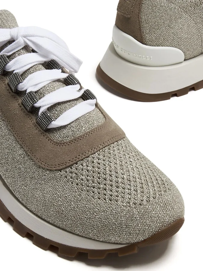 Round-Toe Panelled Sneakers - Image 4
