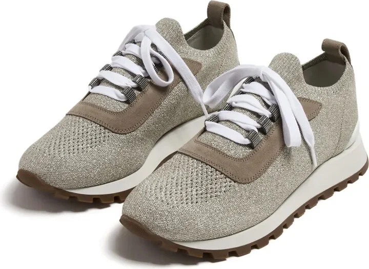 Round-Toe Panelled Sneakers - Image 5
