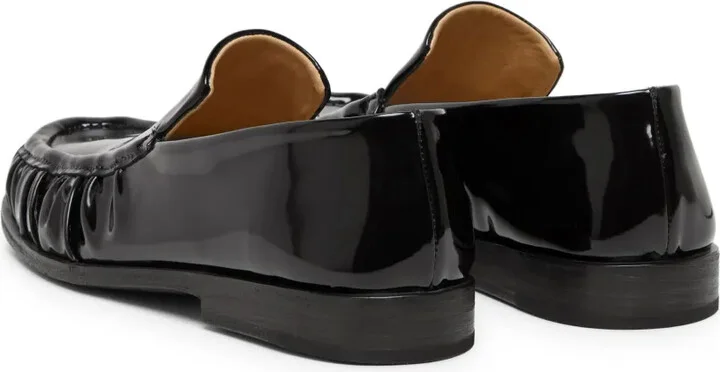 Round-Toe Patent-Leather Loafers - Image 3