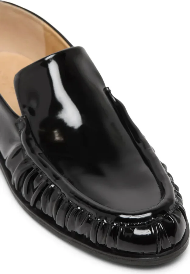 Round-Toe Patent-Leather Loafers - Image 4
