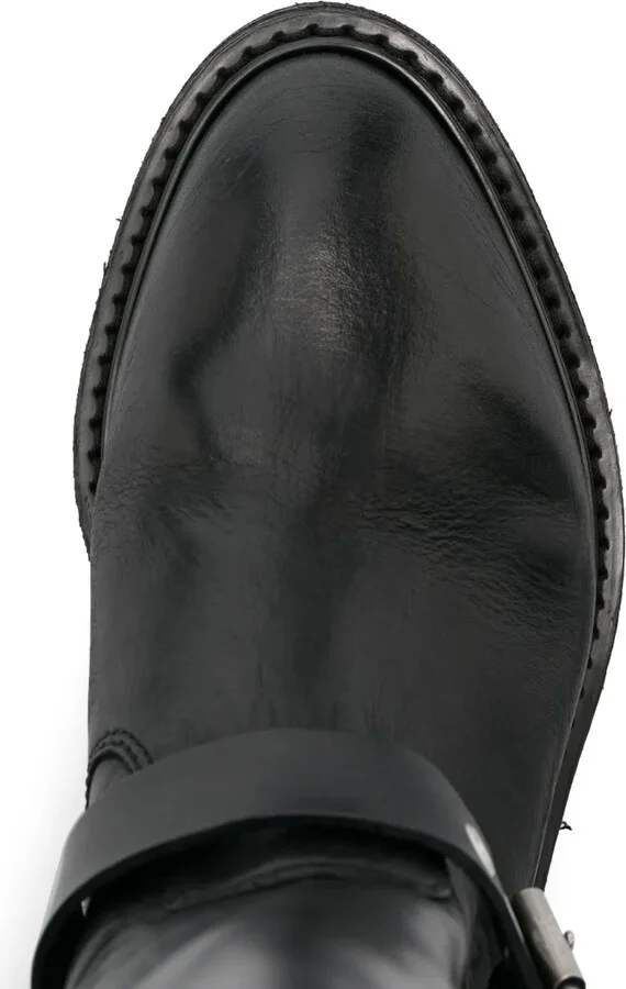 Round-Toe Polished-Finish Boots - Image 4