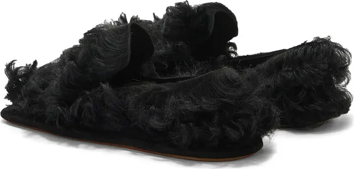 Round-Toe Shearling Slippers - Image 3