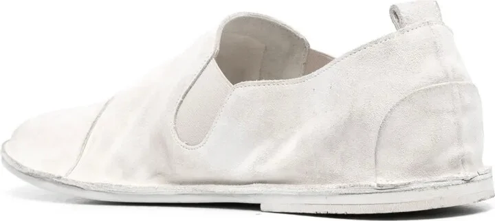 Round-Toe Slip-On Leather Loafers - Image 3