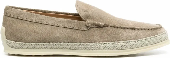 Round-Toe Slip-On Loafers