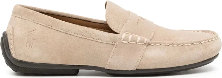 Round-Toe Slip-On Loafers