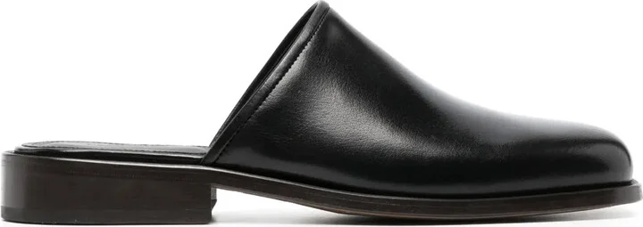 Round-Toe Slip-On Mules