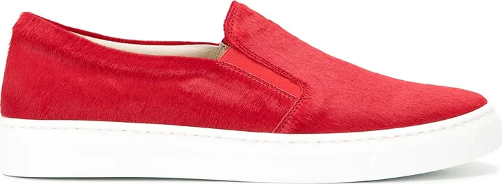 Round-Toe Slip-On Sneakers