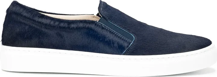 Round-Toe Slip-On Sneakers
