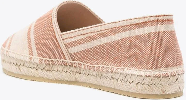 Round-Toe Striped Espadrilles - Image 2