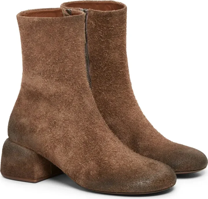 Round-Toe Suede Ankle Boots - Image 2