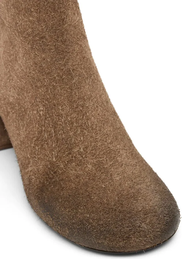 Round-Toe Suede Ankle Boots - Image 4