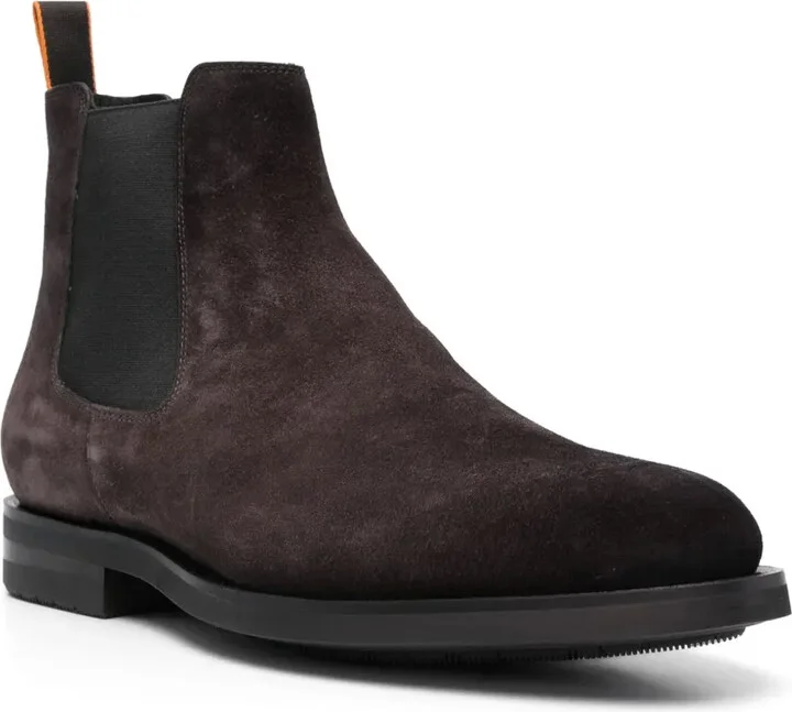 Round-Toe Suede Ankle Boots - Image 2