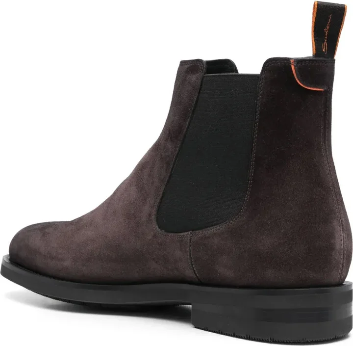 Round-Toe Suede Ankle Boots - Image 3