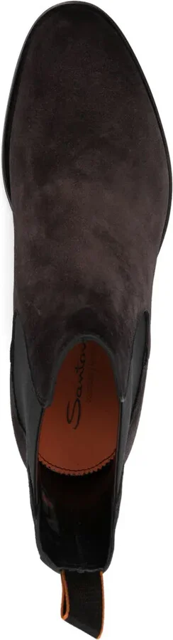 Round-Toe Suede Ankle Boots - Image 4