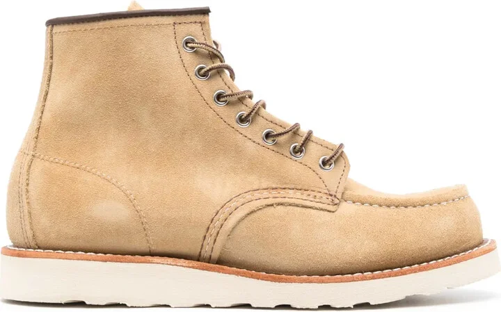 Round-Toe Suede Ankle Boots