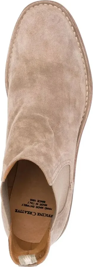 Round-Toe Suede Boots - Image 4