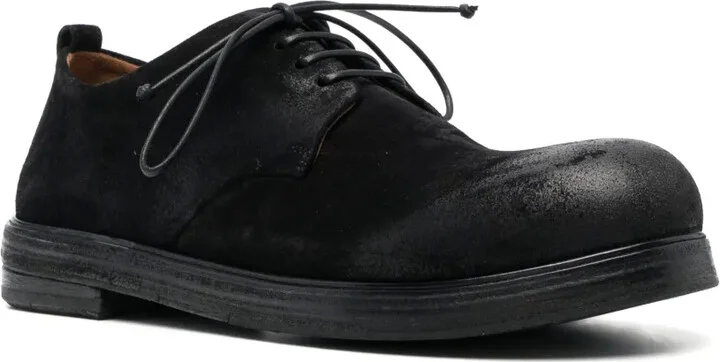 Round-Toe Suede Derby Shoes - Image 2