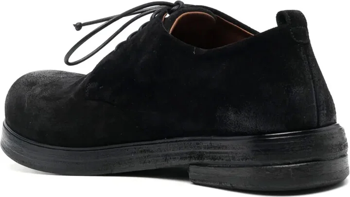 Round-Toe Suede Derby Shoes - Image 3